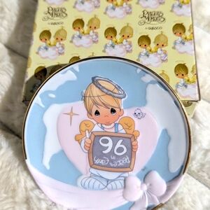 Precious Moments Mini Plate 1996 Vintage With Gift Box